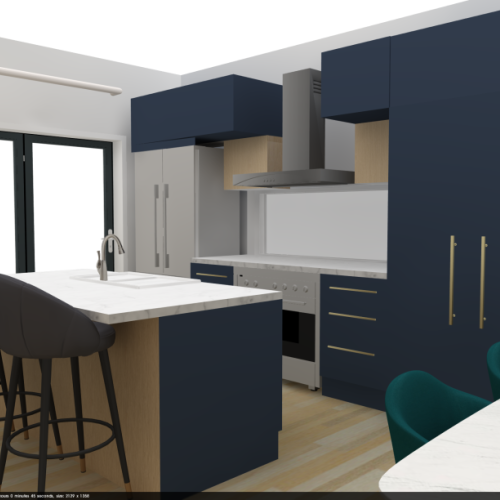 rendered kitchen